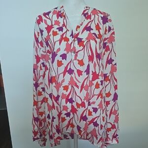 Violet & Claire Multicolor Floral Blouse